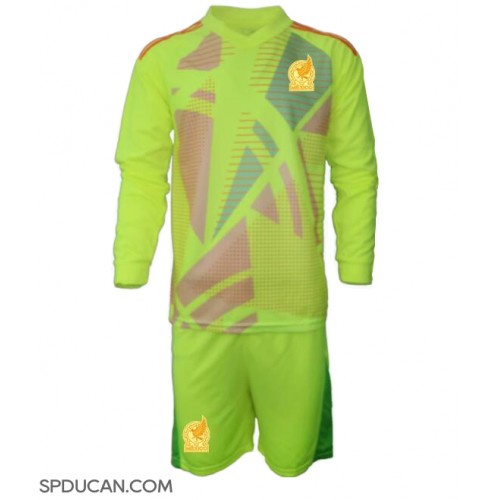 Dječji Nogometni Dres Meksiko Golmanski Gostujuci Copa America 2024 Dugi Rukav (+ Kratke hlače)